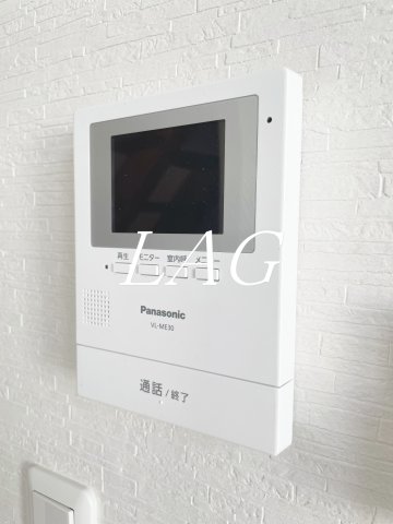 セキュリティ　モニター付きインターフォンです。
