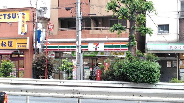 コンビニ　セブンイレブン 杉並高井戸駅前店（コンビニ）まで565m