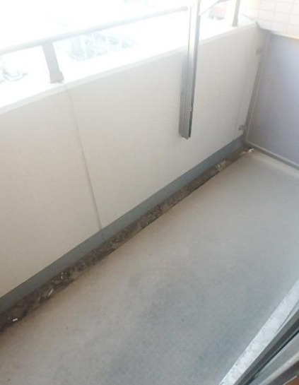 バルコニー　別部屋の画像を使用しております。