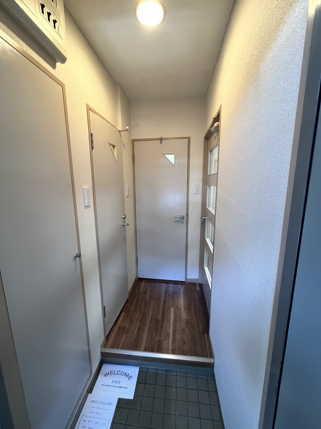 玄関　玄関ホールがあるといいですね