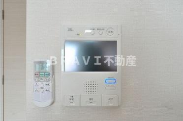 セキュリティ　【プライムアーバン御堂筋本町】モニター付インターホン