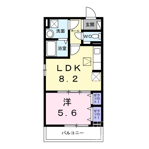 ヒカルサ京都北山栗栖Iの間取り写真