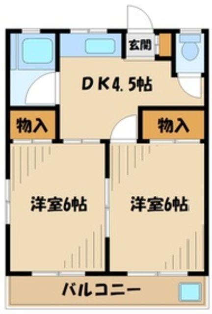 第1スザキハイツの間取り写真