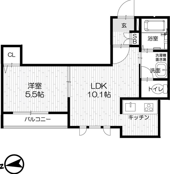 メープルハウス尾山台の間取り写真