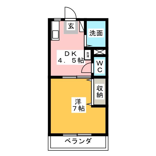 パルデンス機山の間取り写真