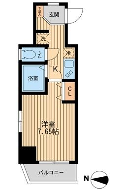 エクセリア池袋WESTIIの間取り写真