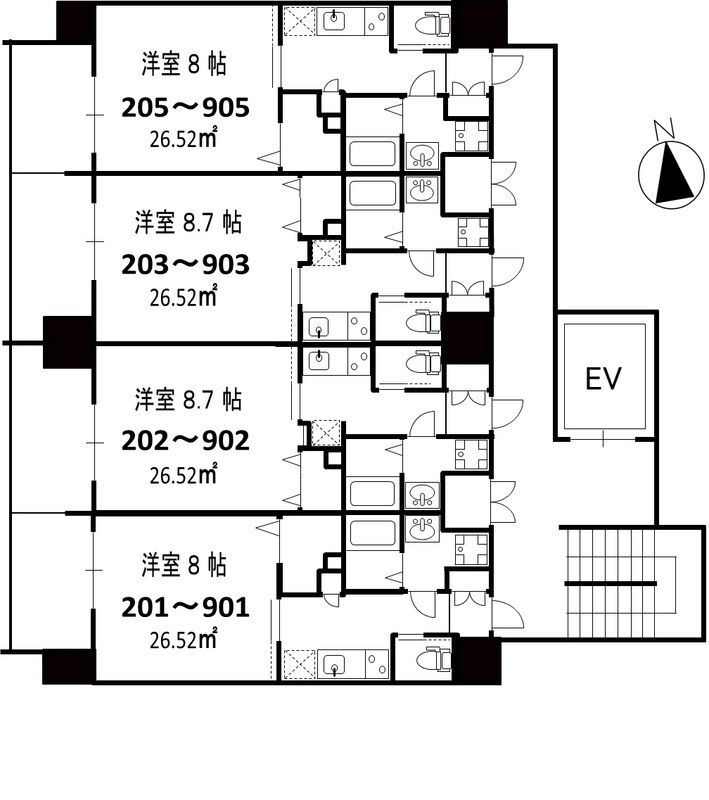 フォレストグレイス関目高殿VIIの間取り写真