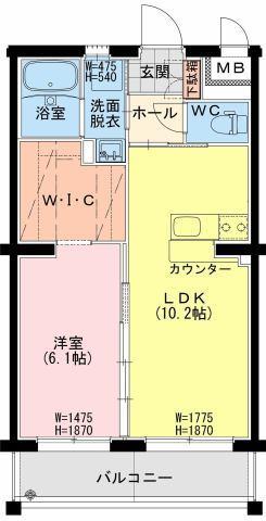 メゾン アバントの間取り写真