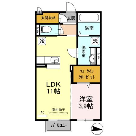ＪＲ山陽本線 東尾道駅 徒歩6分 2階建 築14年の間取り写真