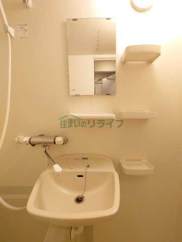 洗面設備　アール・ブリュット白山の洗面所