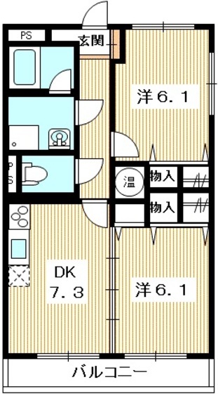ブレイン新田の間取り写真