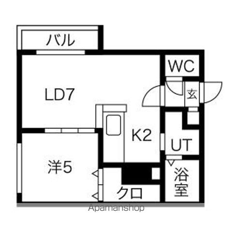 Sentid福住旧マクリルの間取り写真