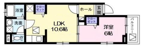 メゾン ソレイユの間取り写真