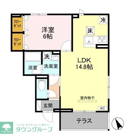 ファインテラスの間取り写真