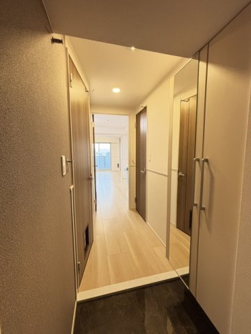 玄関　明るい玄関です