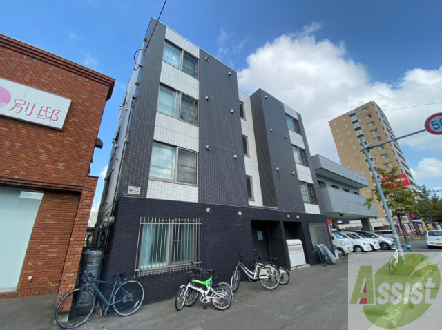 建物外観　札幌市中央区北５条西「ソレイユ５２２」