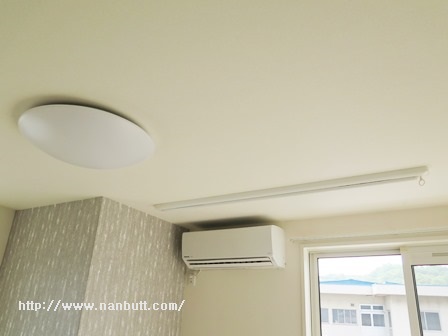 その他設備　エアコン3台・室内物干し・照明完備