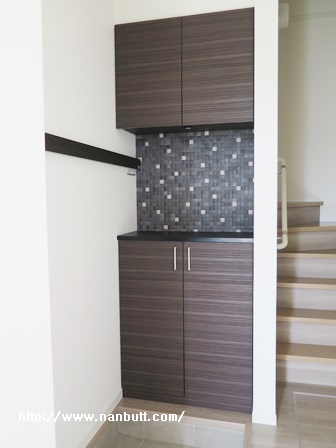 玄関　シューズボックス付き玄関