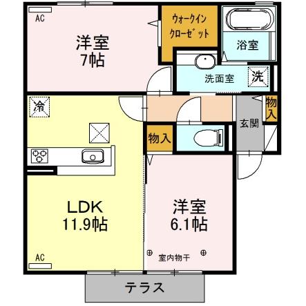 カトルセゾンの間取り