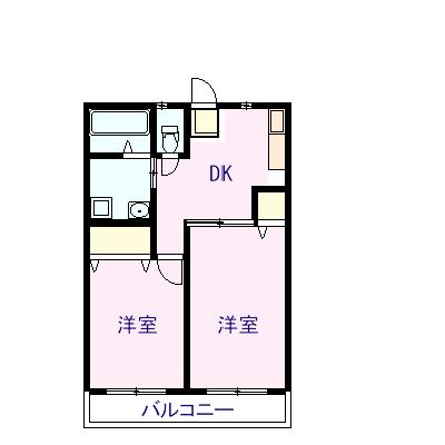 平清コーポIの間取り