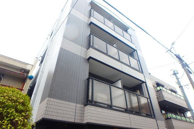 大阪市東住吉区中野のマンションの建物外観
