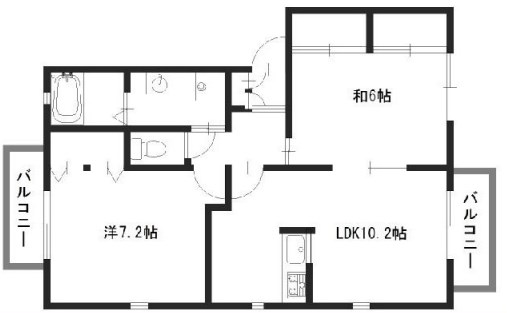 【ラフィーネ田寺東の間取り】