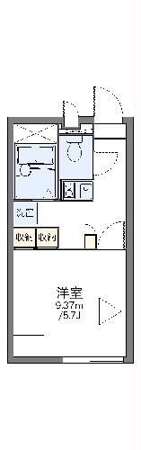 レオパレスルミエールＴＳの間取り