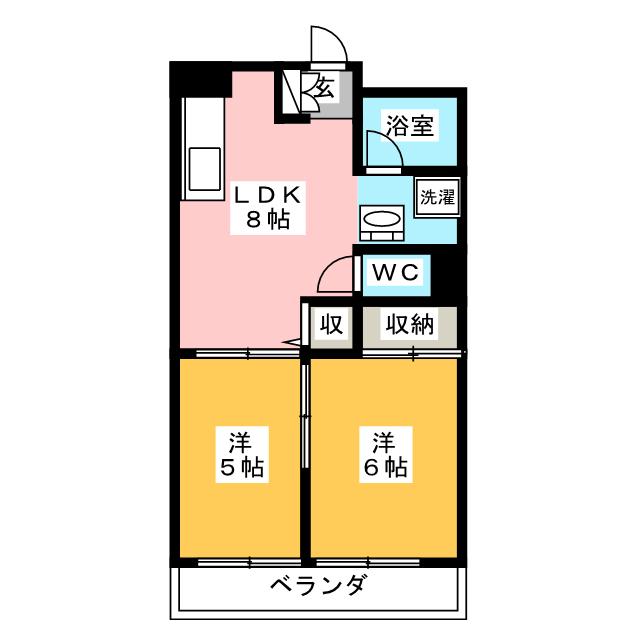 シーダーヒルズ都賀の間取り