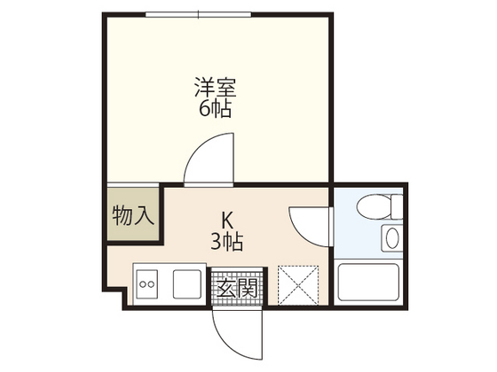 【ジョイフル河原町の間取り】