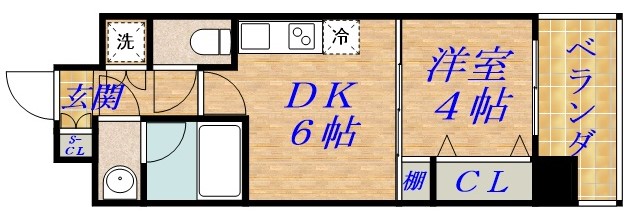 プレジオ城東中央の間取り