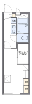 レオパレス夢未来の間取り