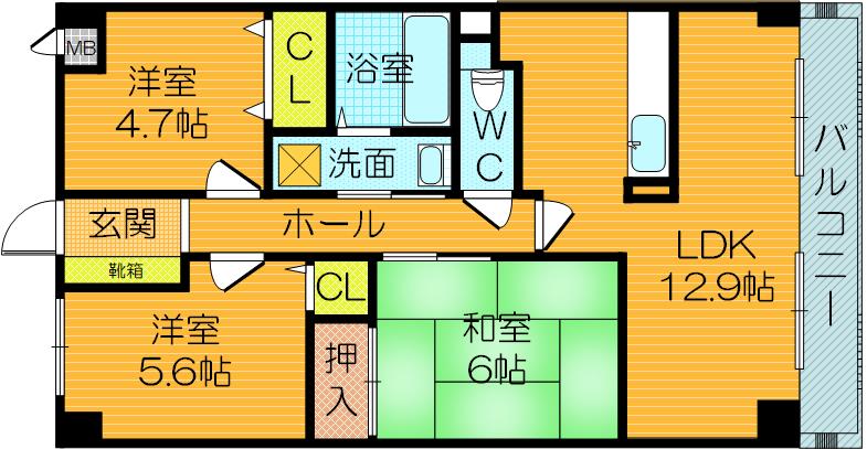 グラン・エスポワールの間取り