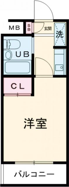 東京都世田谷区喜多見８（マンション）の賃貸物件の間取り