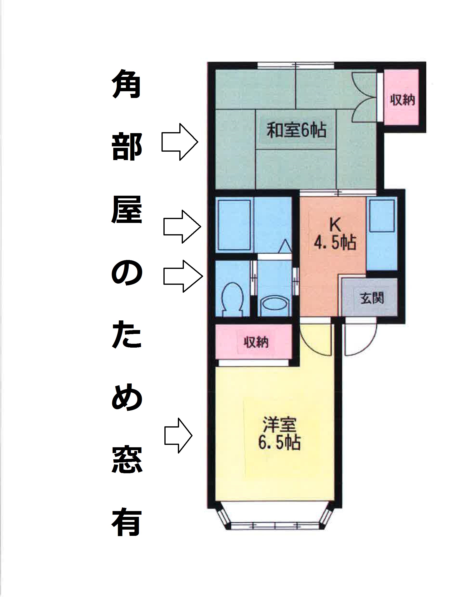 ラポールながとVIIIの間取り