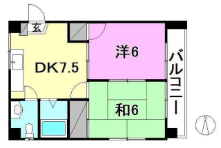 プリムローズ酒井の間取り