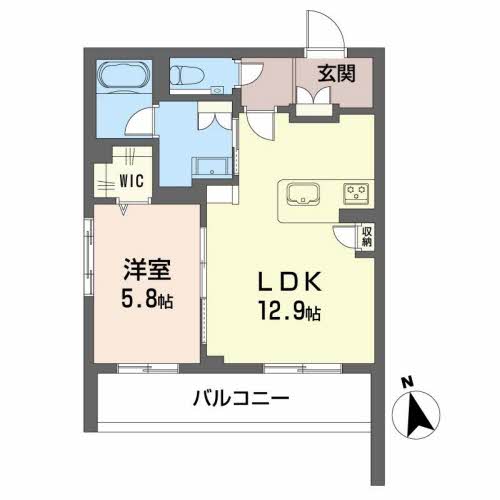 シャーメゾンプレミアス大津の間取り