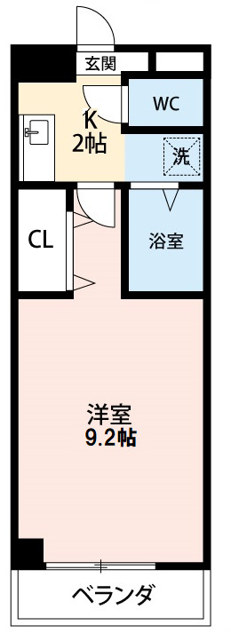 Ａ・Ｃｉｔｙ中島西の間取り