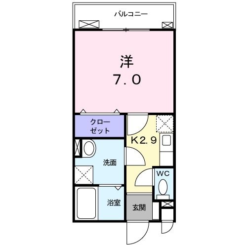 ベル　ミーユの間取り