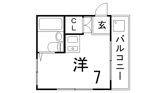 カーサ兵庫の間取り