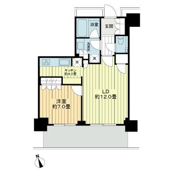 仙台市青葉区一番町のマンションの間取り