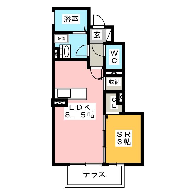 パティオ南野の間取り