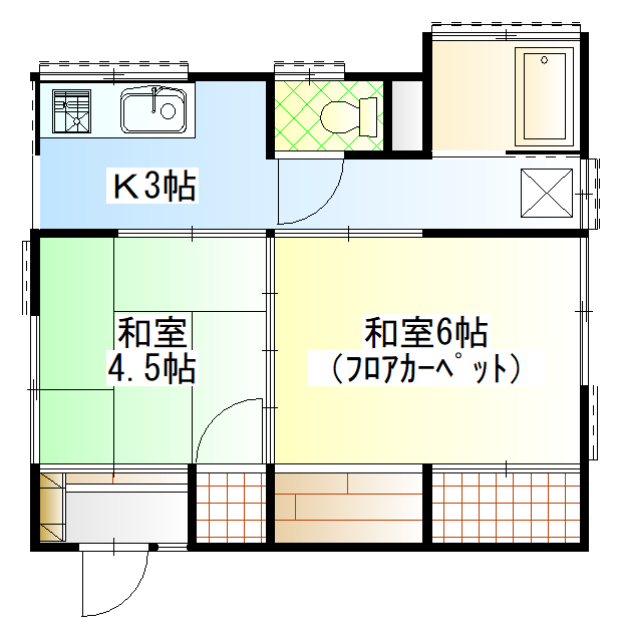 カーサ晴海の間取り