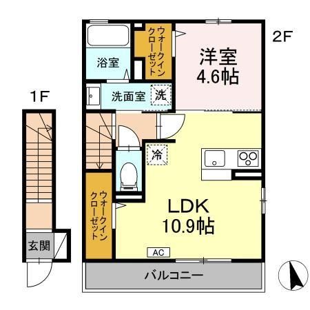 ローズコート青木島IIの間取り