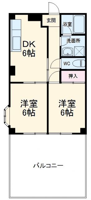 セゾン西別所の間取り