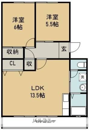 天神マンションIIの間取り