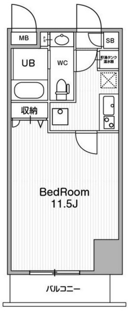 アーバンフラッツ池袋プレミアムの間取り