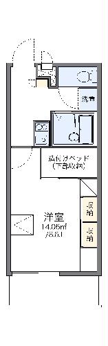 レオパレスヴィラ　レオンチーナの間取り