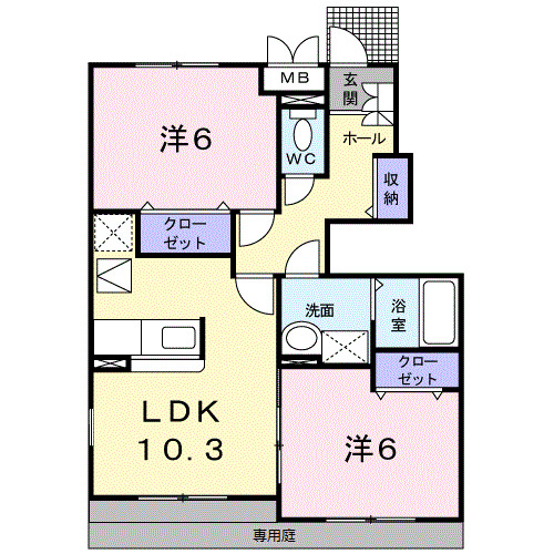 プラシードシオンの間取り