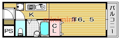 茨木市舟木町のマンションの間取り