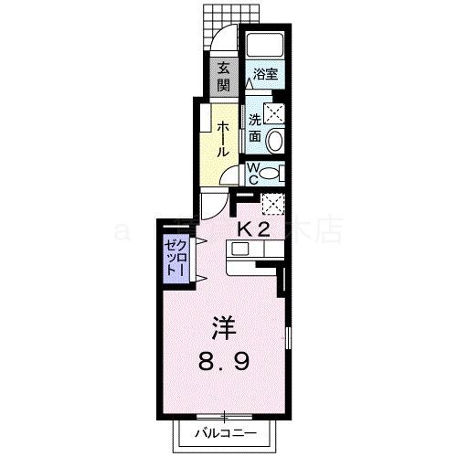 志木市上宗岡のアパートの間取り